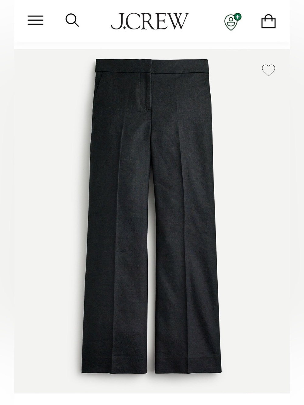 NWT J Crew Hayden Linen Blend Crop Pants